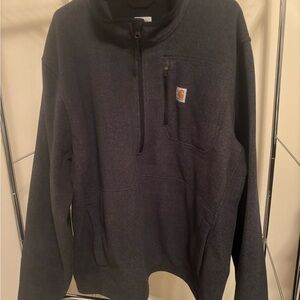 Carhartt Men's Dark Gray Quarter Zip Up Jacket